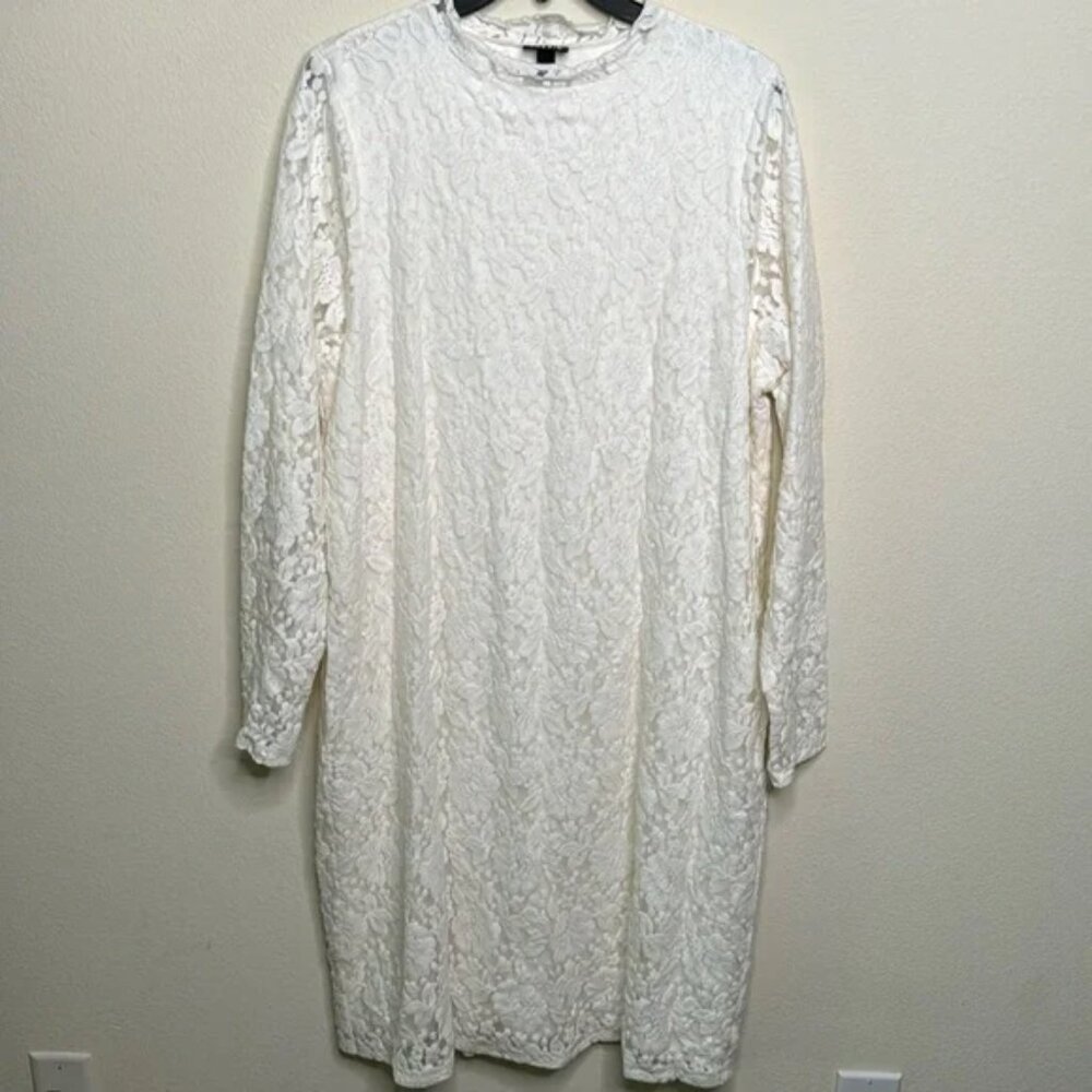 Torrid White Lace Dress Size 2